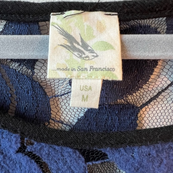 Blue lace dress - Picture 2 of 2